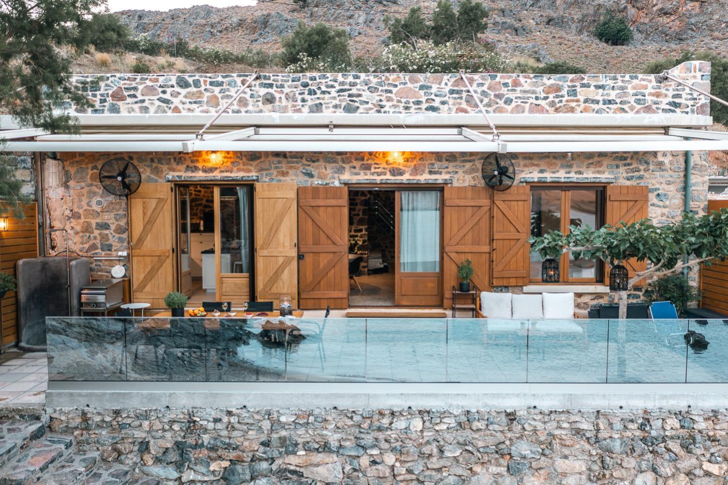 Palio Damnoni Seafront House Villa Exterior photo